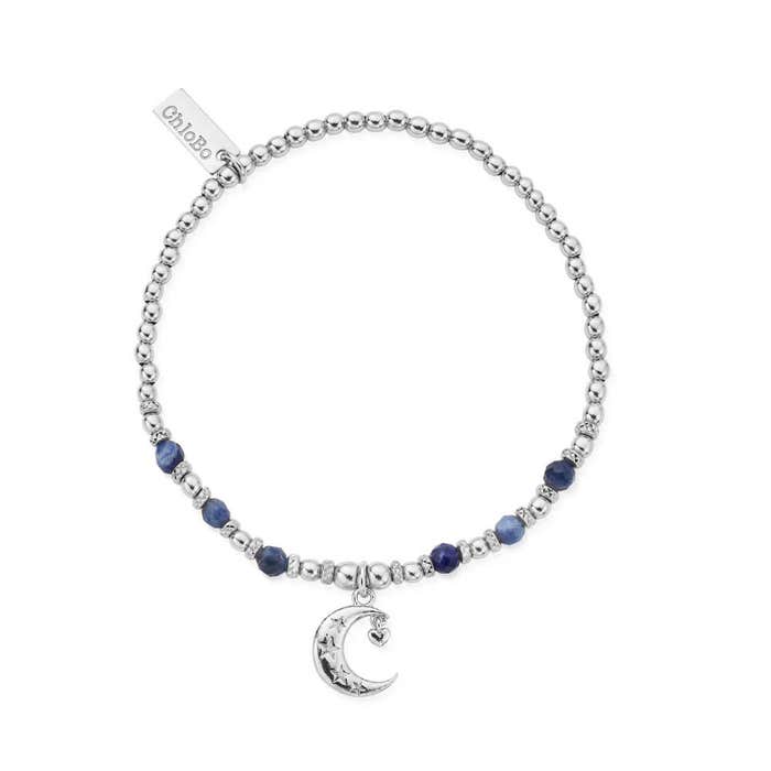 Love By The Moon Sodalite Bracelet - Silver - SBSFR3346