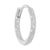 Original Round Clicker Hoop - 9ct White Gold - HPO-C-9WG