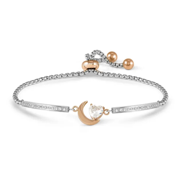 Milleluci Moon Bracelet - Silver/Rose - 028020/038