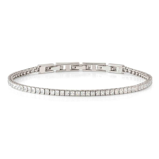 Day To Night CZ Thin Tennis Bracelet - Silver - 242111/010