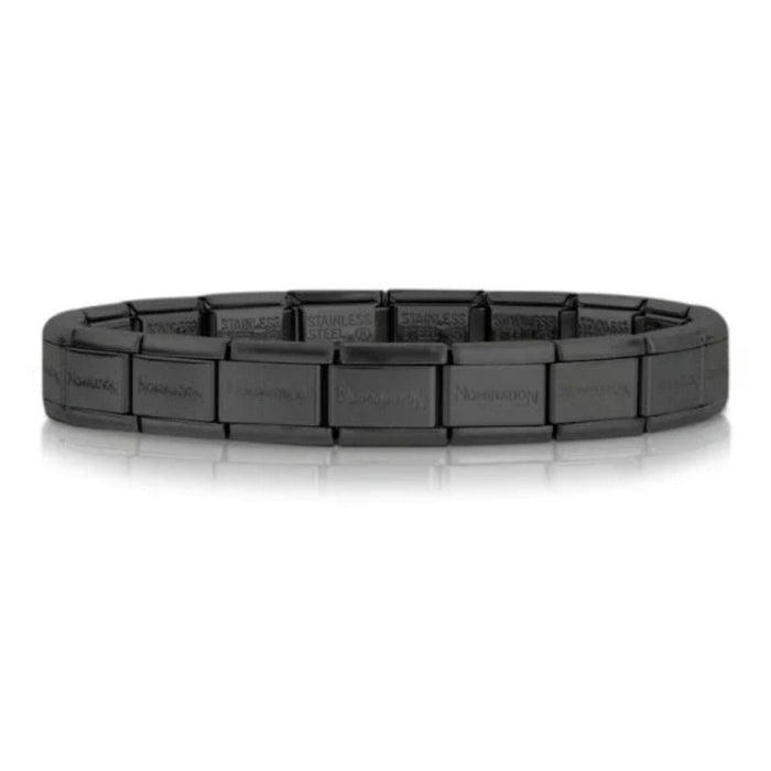Composable Matte Black Starter Bracelet, 18cm - 030001/SI/066