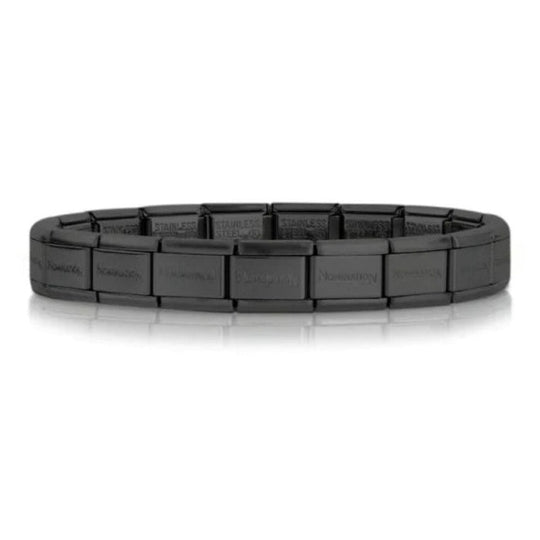 Composable Matte Black Starter Bracelet, 18cm - 030001/SI/066