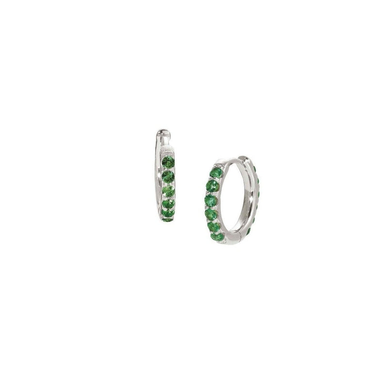 Lovelight Hoop Earrings - Silver