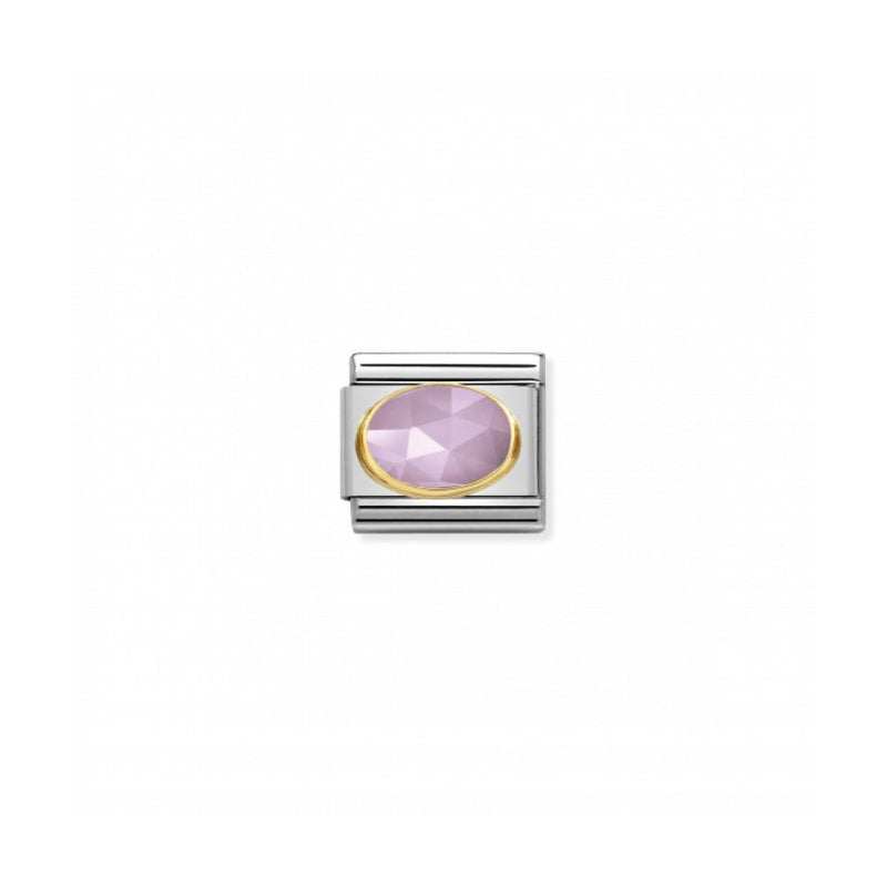 Nomination Classic Faceted Jade Link - Gold
