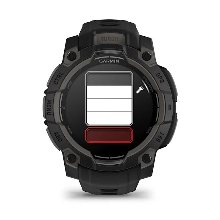 Instinct 3 – 45 mm GPS Smartwatch, AMOLED, Black with black band - 010-02936-00