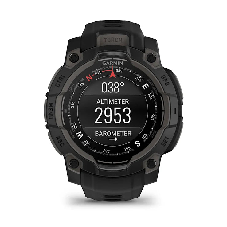 Instinct 3 – 45 mm GPS Smartwatch, AMOLED, Black with black band - 010-02936-00