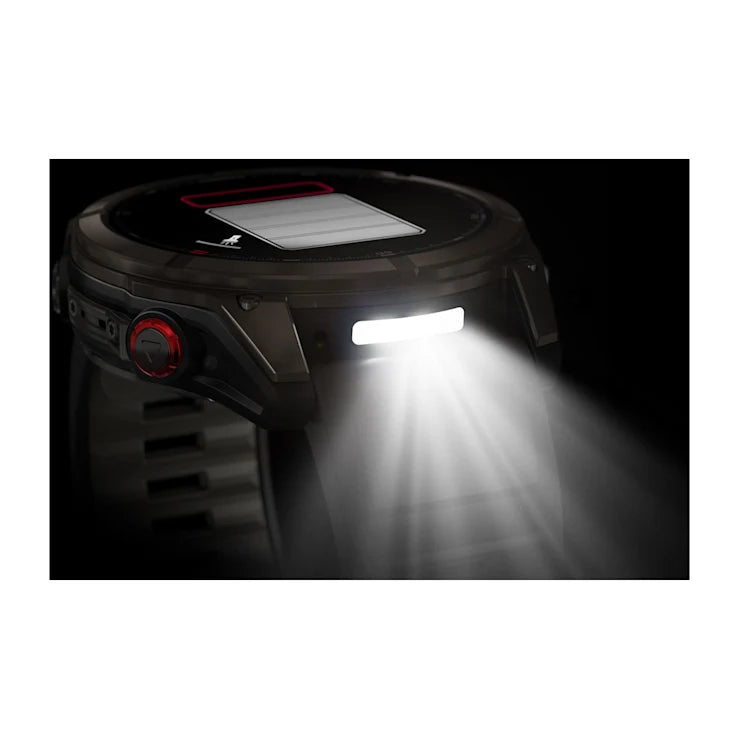 Fenix 8 Pro GPS Smartwatch AMOLED, 51mm - Sapphire, Carbon grey DLC titanium with Chestnut leather band - 010-03199-40