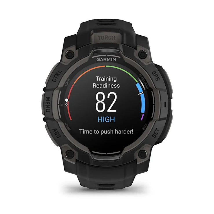 Instinct 3 – 45 mm GPS Smartwatch, AMOLED, Black with black band - 010-02936-00