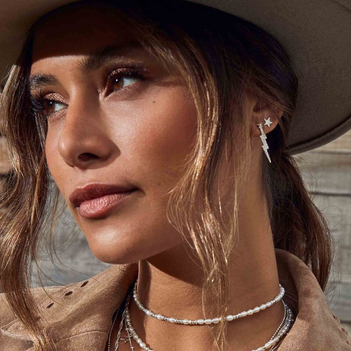 Pearl Choker Necklace - Silver - SNPCHOKER