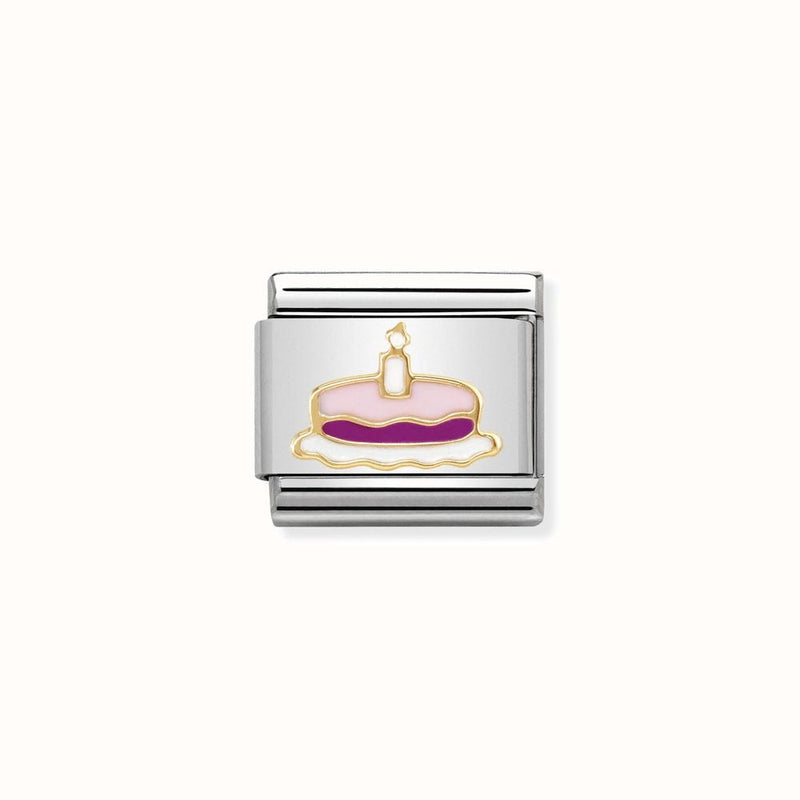 Composable Classic Cake With Candle - Gold - 030285/05