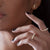 Studded Pearl Ring - Gold