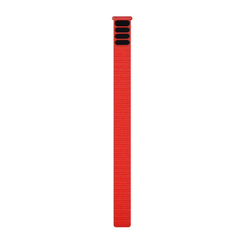 UltraFit Nylon Watch Strap, 22mm - Flame Red