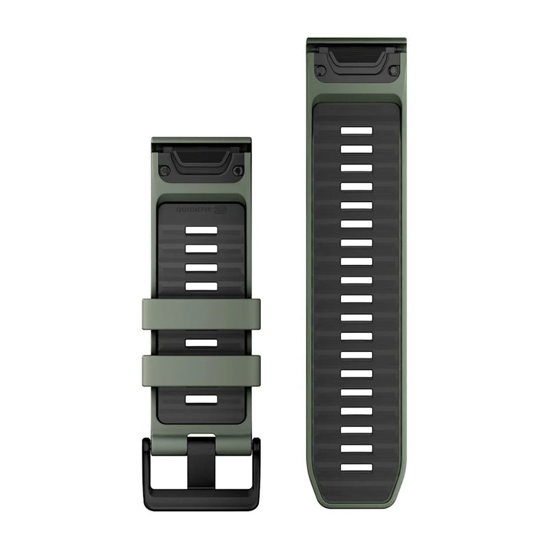 QuickFit Watch Strap, 26mm - Willow/Graphite Silicone