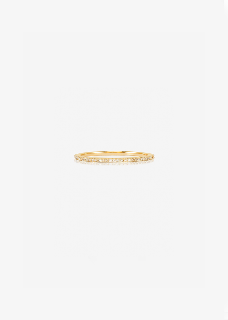 Diamond Eternity Ring, Size P - 9ct Yellow Gold - FSR04PYG