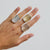 Classic Saddle Ring, Size P 1/2 - Silver - 2700R-SLV-8