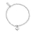 Cute Charm Puffed Heart Bracelet - Silver - SBCC023