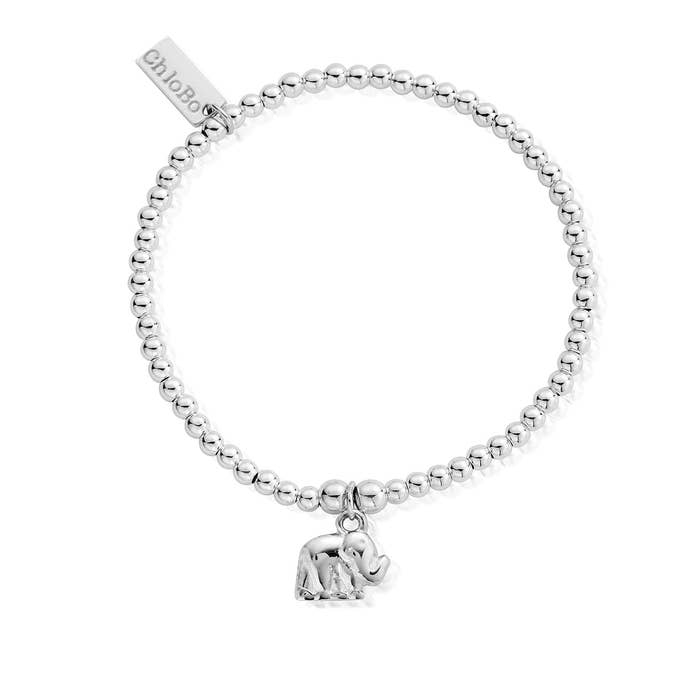 Cute Charm Elephant Bracelet - Silver - SBCC405