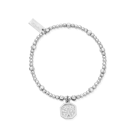 Cute Sparkle Divine Connection Bracelet - Silver - SBCS3282