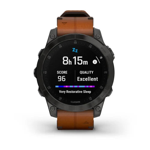Epix Gen 2 Smart Watch, 47mm - Black/Chestnut - 010-02582-30