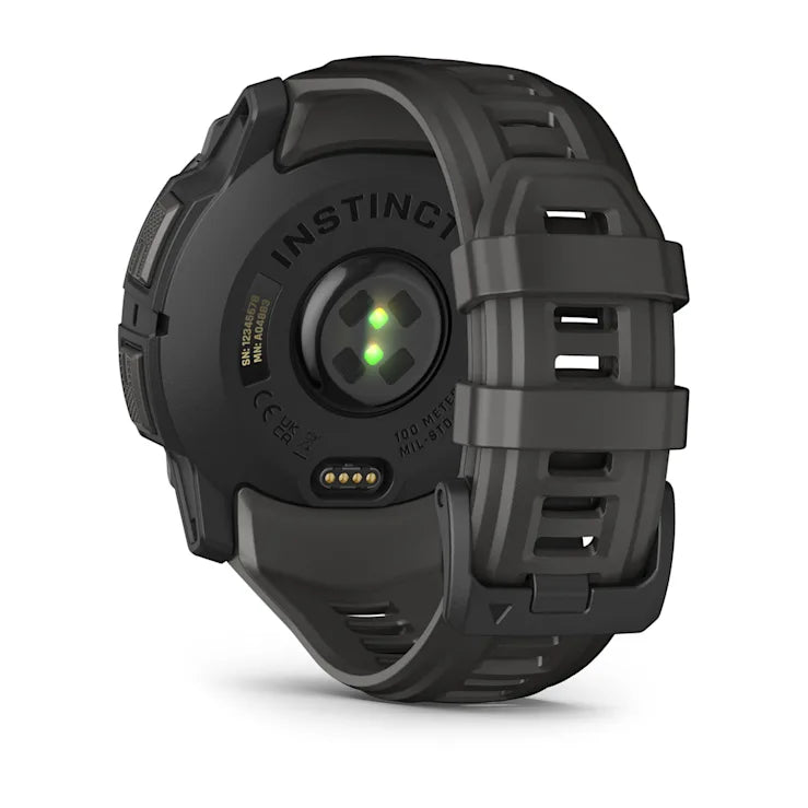 Instinct 3 – 50 mm GPS Smartwatch, AMOLED, Black with Charcoal Band - 010-03020-00