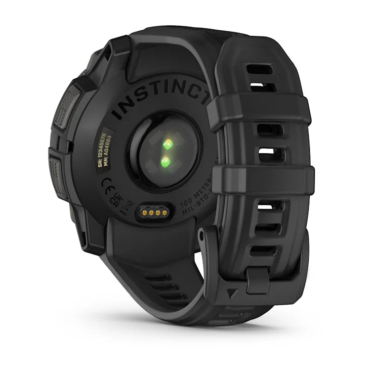 Instinct 3 – 45 mm GPS Smartwatch, AMOLED, Black with black band - 010-02936-00