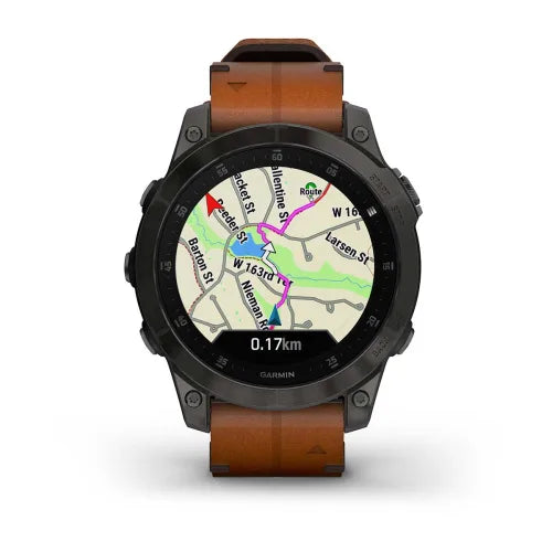 Epix Gen 2 Smart Watch, 47mm - Black/Chestnut - 010-02582-30