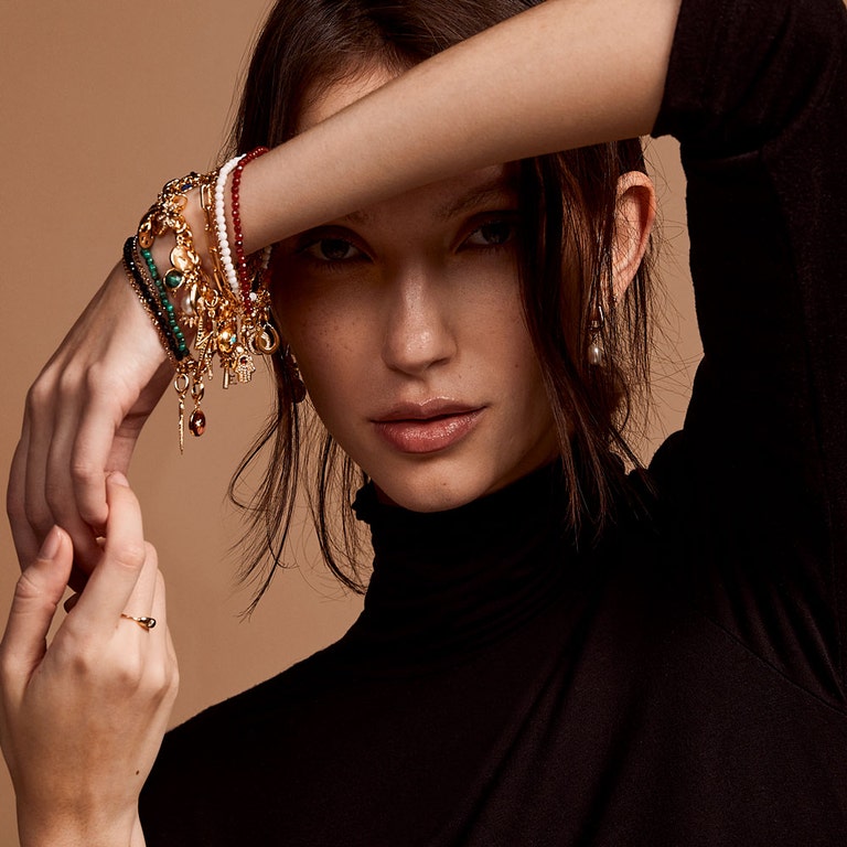 Biography Lapis Bracelet - Gold - 55000YBEBOS