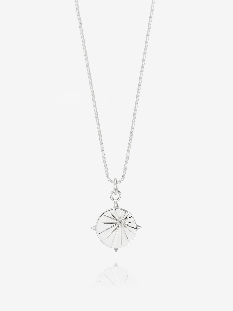 North Star Necklace - Silver - NSN4S