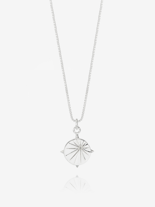 North Star Necklace - Silver - NSN4S