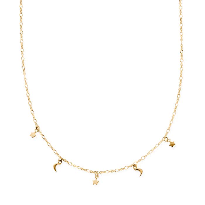Night Sky Necklace - Gold - GN3327