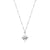 Bobble Chain Lucky Star Necklace - Silver - SNBB2066