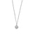 Men's Curb Chain Compass Necklace - Silver - SNCC13236M