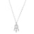 Delicate Cube Chain Dream Catcher Necklace - Silver - SNDC3290