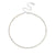 Pearl Choker Necklace - Silver - SNPCHOKER