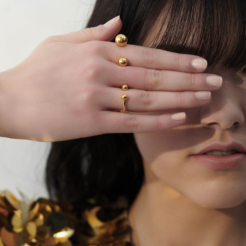 Stellar Orb Stacking Ring - Gold - BPR01GP