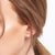 Small Pearl Stud Earrings - Silver - 1509939