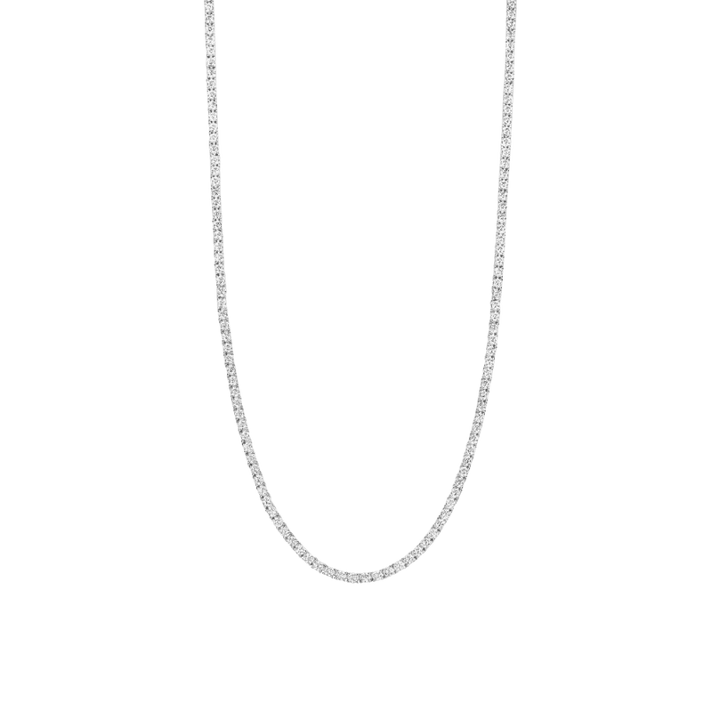 Milano Silver CZ Tennis Collection - Necklace, Bracelet & Stud Earrings - SAVE £25