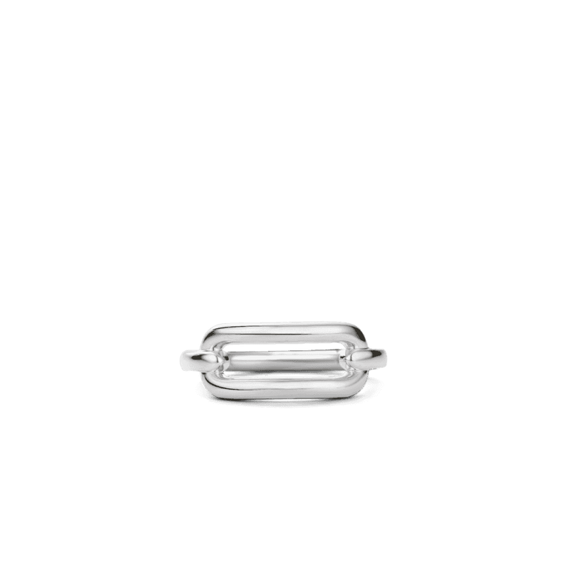 Milano Oval Link Ring - Silver