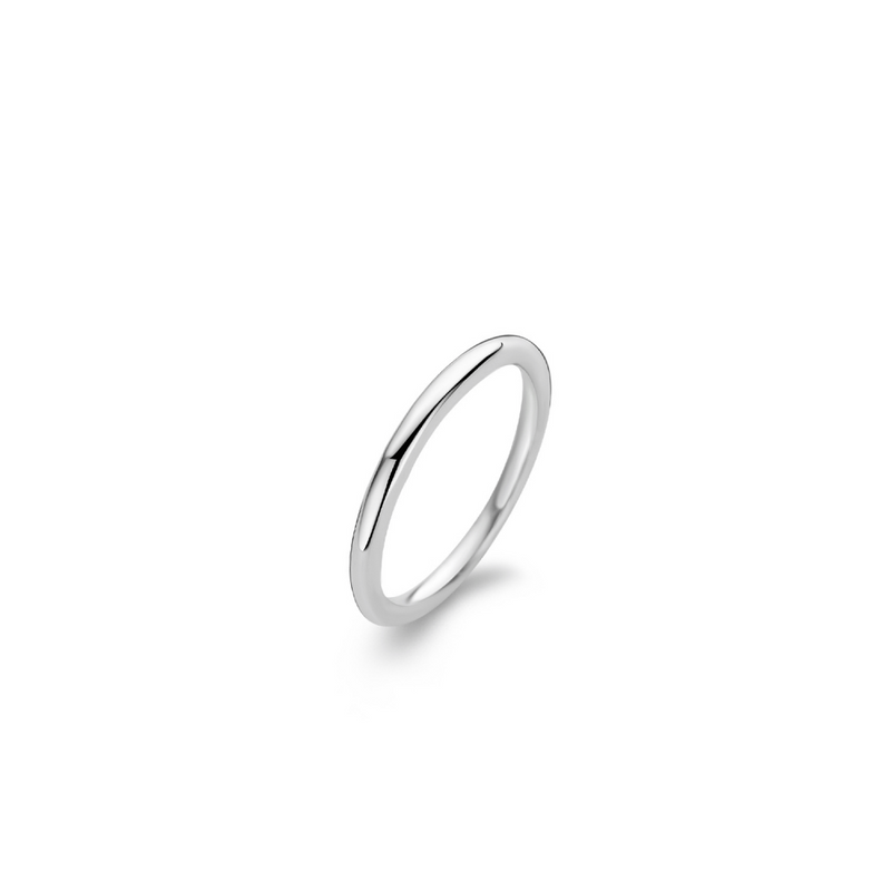 Milano Plain Band Ring - Silver