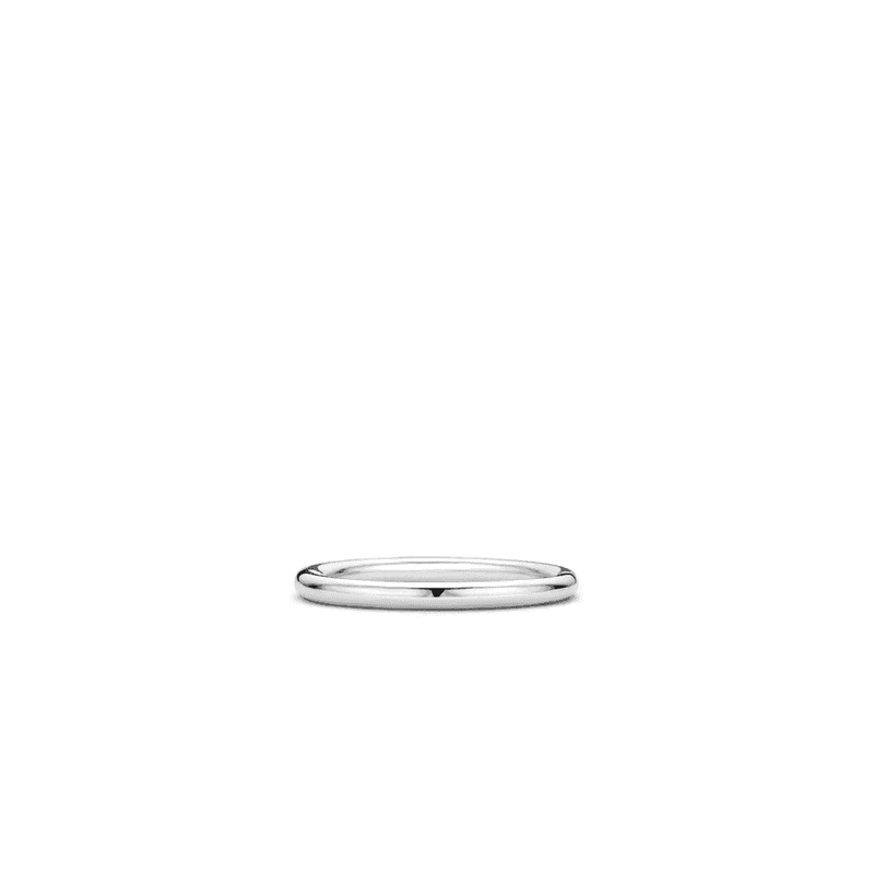 Milano Plain Band Ring - Silver
