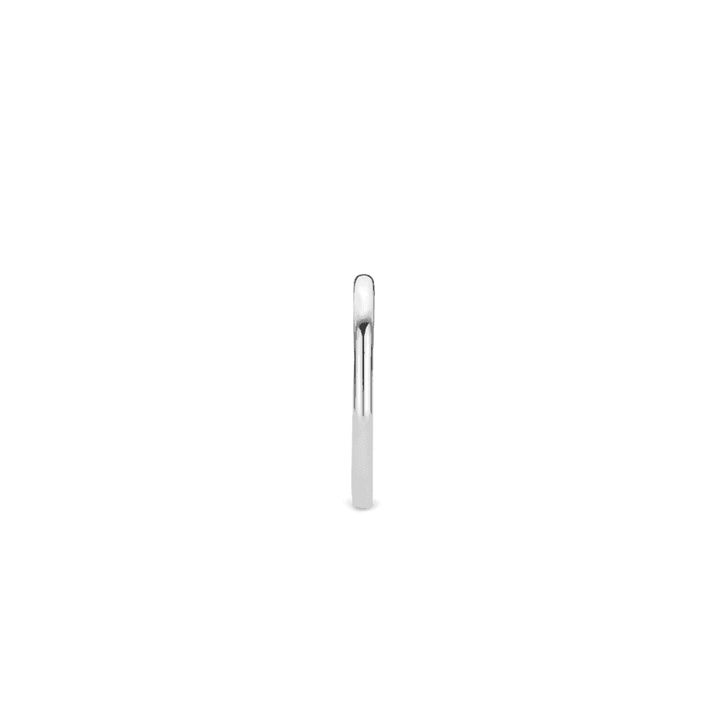 Milano Plain Band Ring - Silver