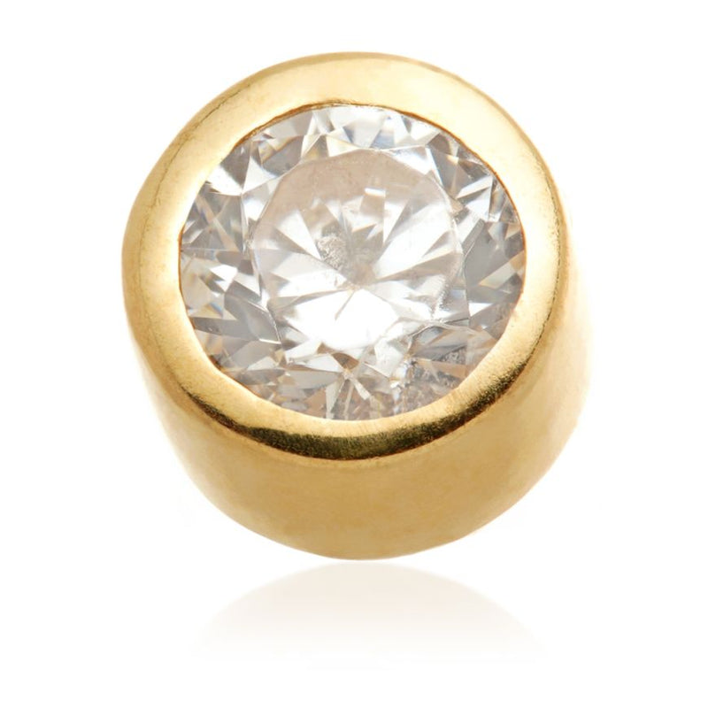 Internal Bezel Set Gem Attachment - 14ct Yellow Gold - TLQ104-14K-Y-3