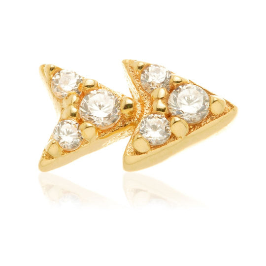 Internal Double Arrow Attachment - 14ct Yellow Gold - TLQ260-Y-CR