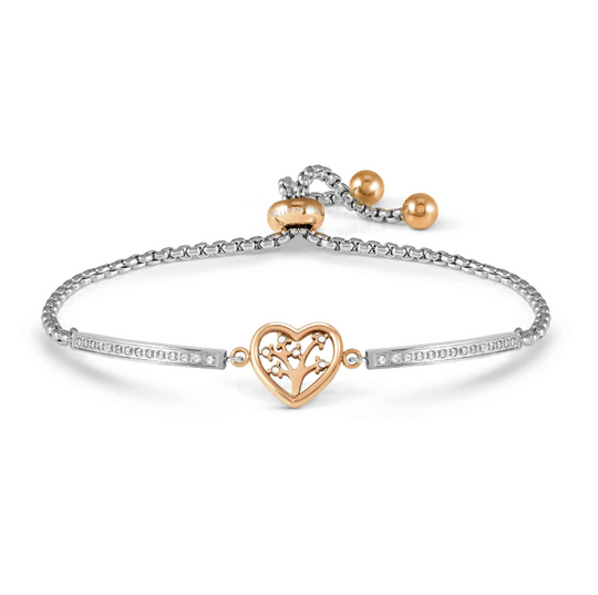 Milleluci Tree Of Life Bracelet - Silver/Rose - 028020/017