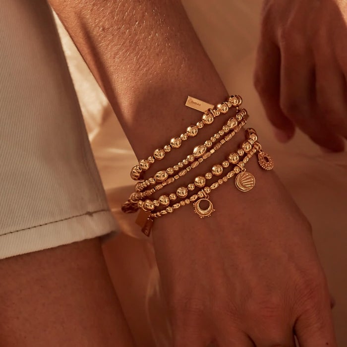 Cute Oval Bracelet - Gold - GBCOR