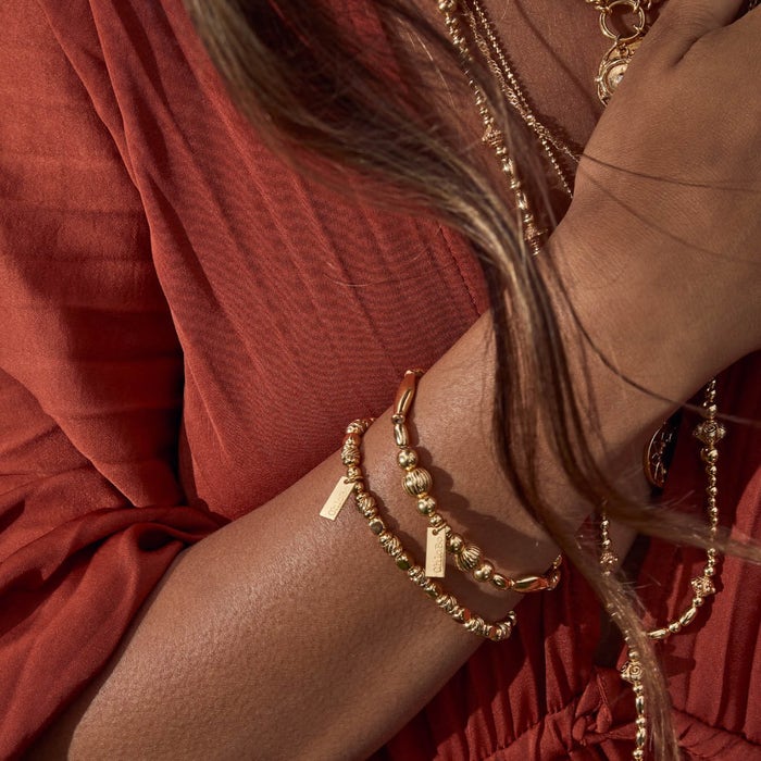 Twisted Cube Bracelet - Silver - SBTCUBE