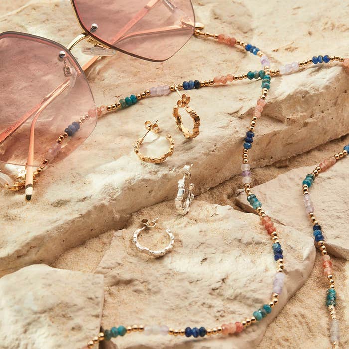 Soothing Spirit Sunglasses Chain - Silver - SSCSLKA