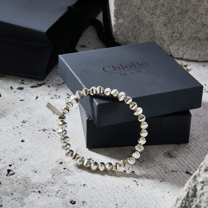 Men's Bullet Bracelet - Silver - SBBULM