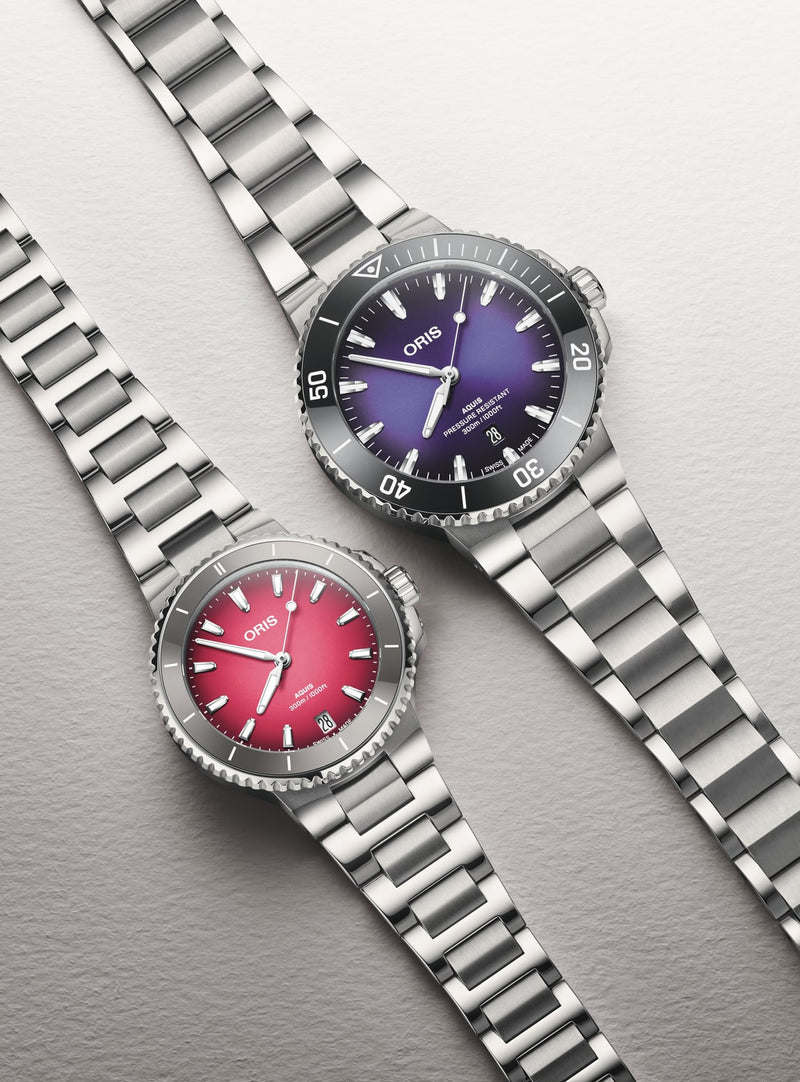 Aquis Date Taste Of Summer Watch, Red