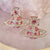Francette Bas Relief Earrings - Rose Gold